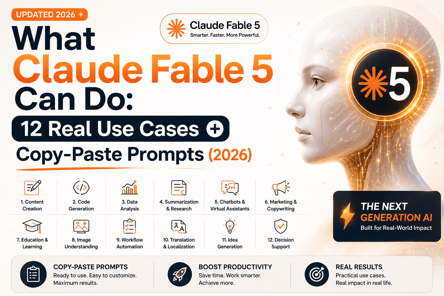 What Claude Fable 5 Can Do: 12 Real Use Cases + Copy-Paste Prompts (2026)
